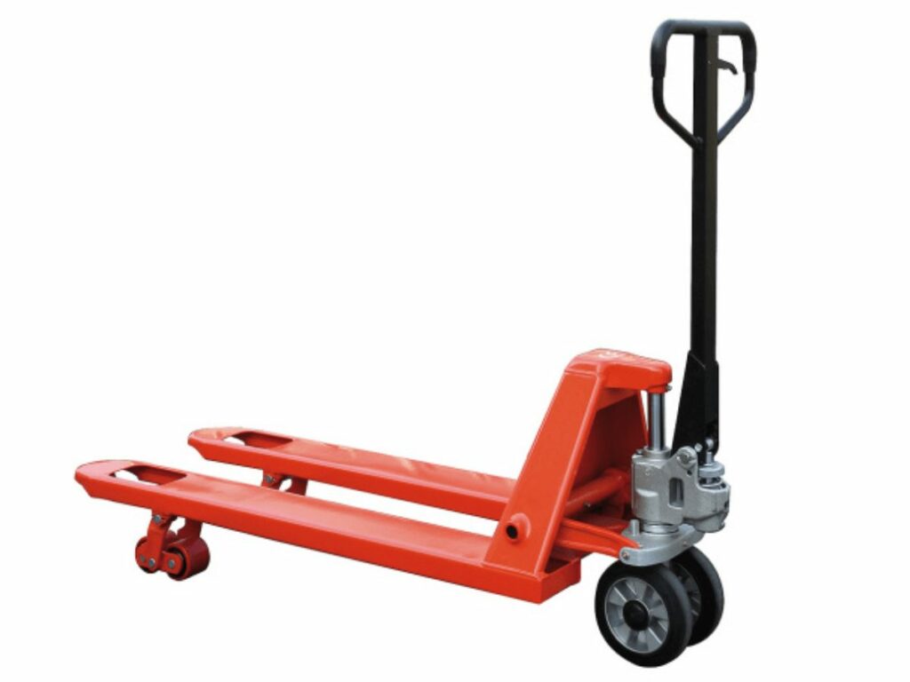 pallet jack with rubber wheels2