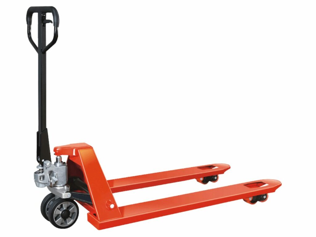 pallet jack with rubber wheels3