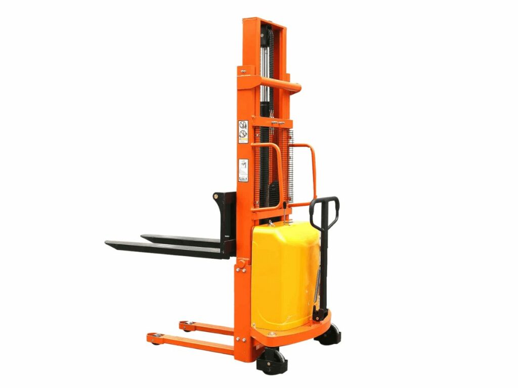 semi electric stacker