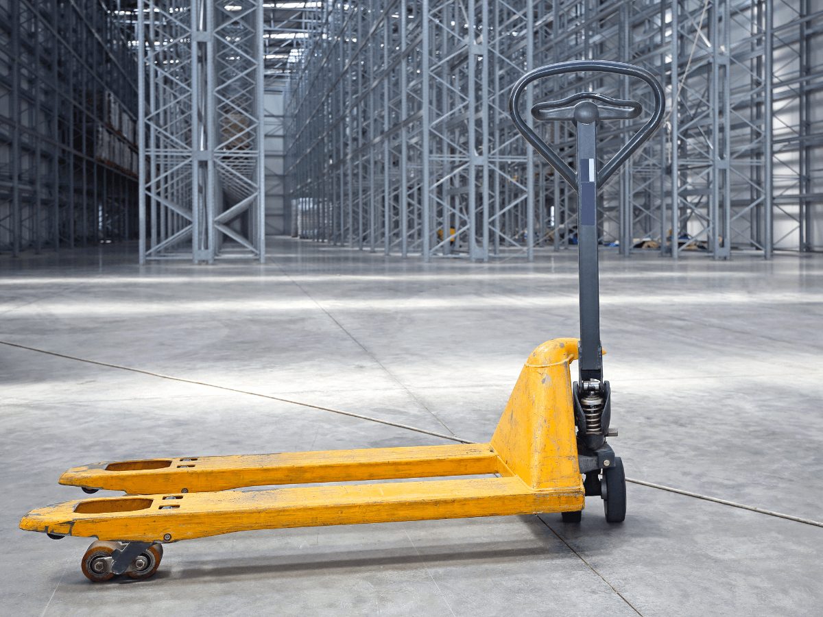 Yellow Pallet Jack Uforklift